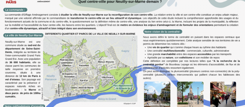 LA POLYCENTRALITE A NEUILLY SUR MARNE